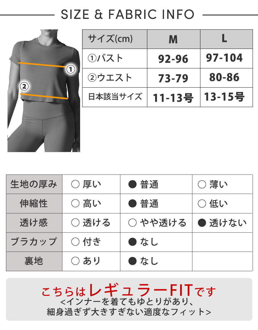 [SALE][TAVI] リブTシャツ Ribbed Tee／ ヨガ トップス ピラティス クロップド丈 通気性 [EX]