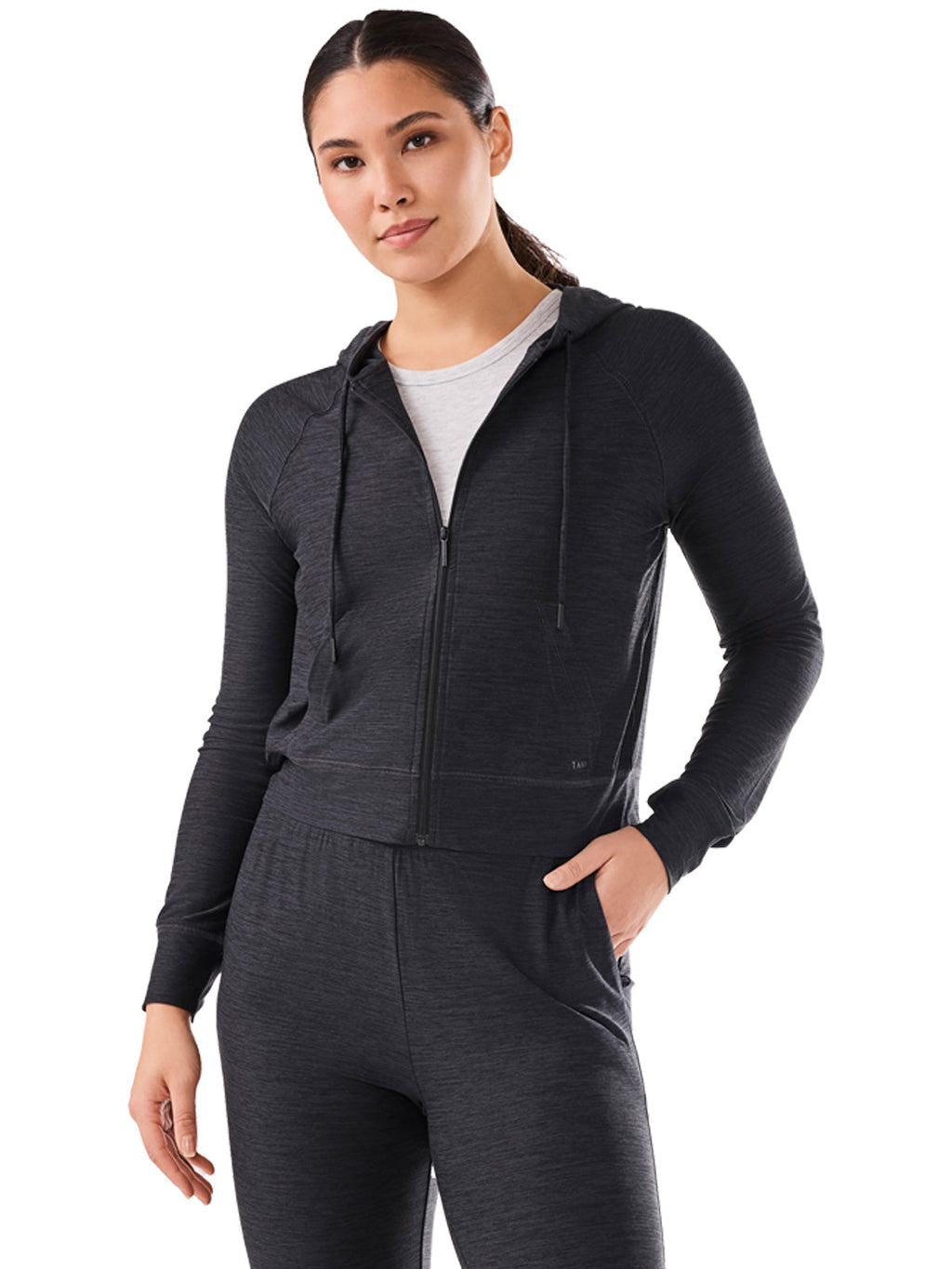 [TAVI] ソフトTec ジップフーディー SoftTec Zip Hoodie ／ タビ レディース  トップス フーディ パーカー ヨガ ピラティス TOESOX 26SS