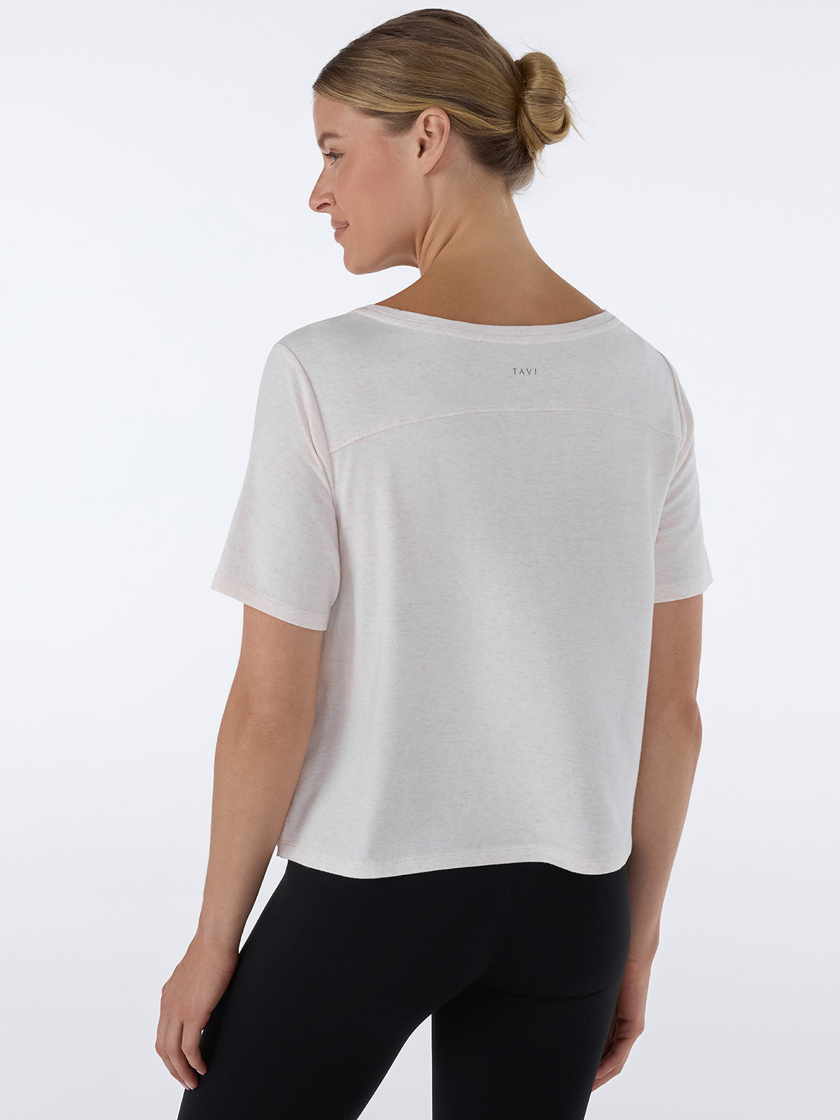 [TAVI] ワイド スクープネック Tee Wide Scoop N Tee タビ レディース  トップス 半袖 ショート丈 クルーネック TOESOX 26FW D1