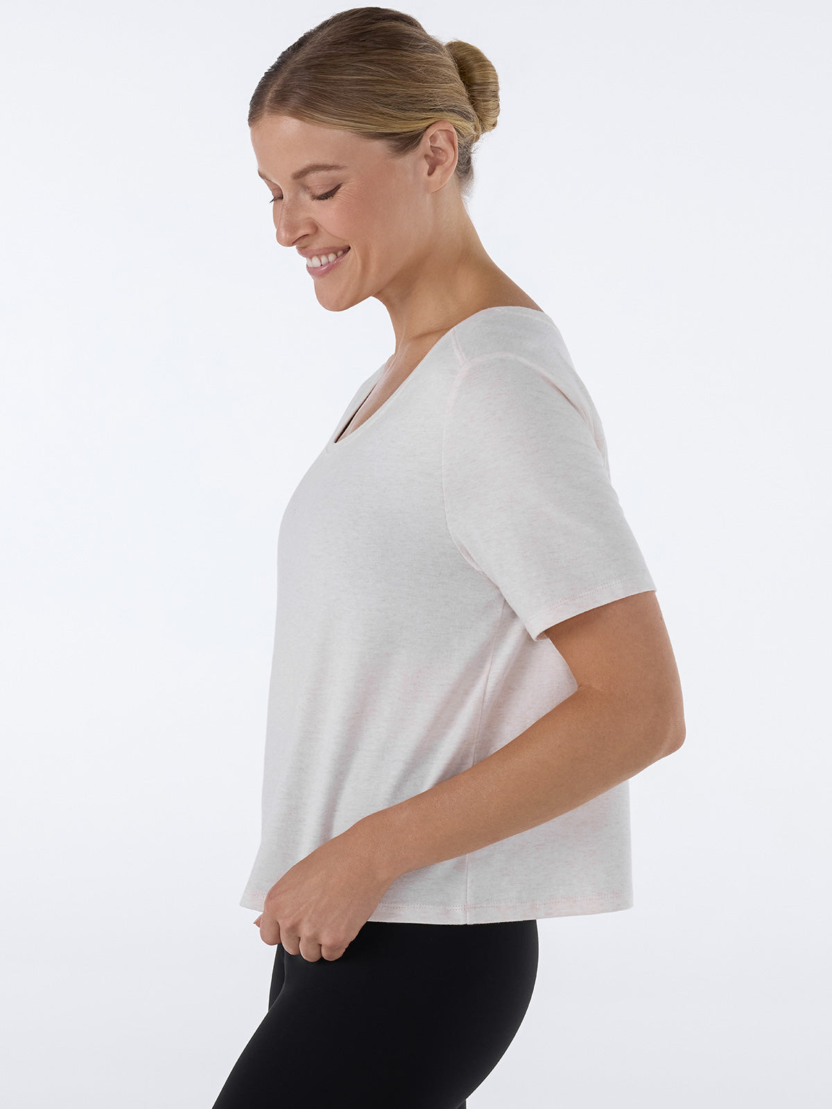 [TAVI] ワイド スクープネック Tee Wide Scoop N Tee タビ レディース  トップス 半袖 ショート丈 クルーネック TOESOX 26FW D1