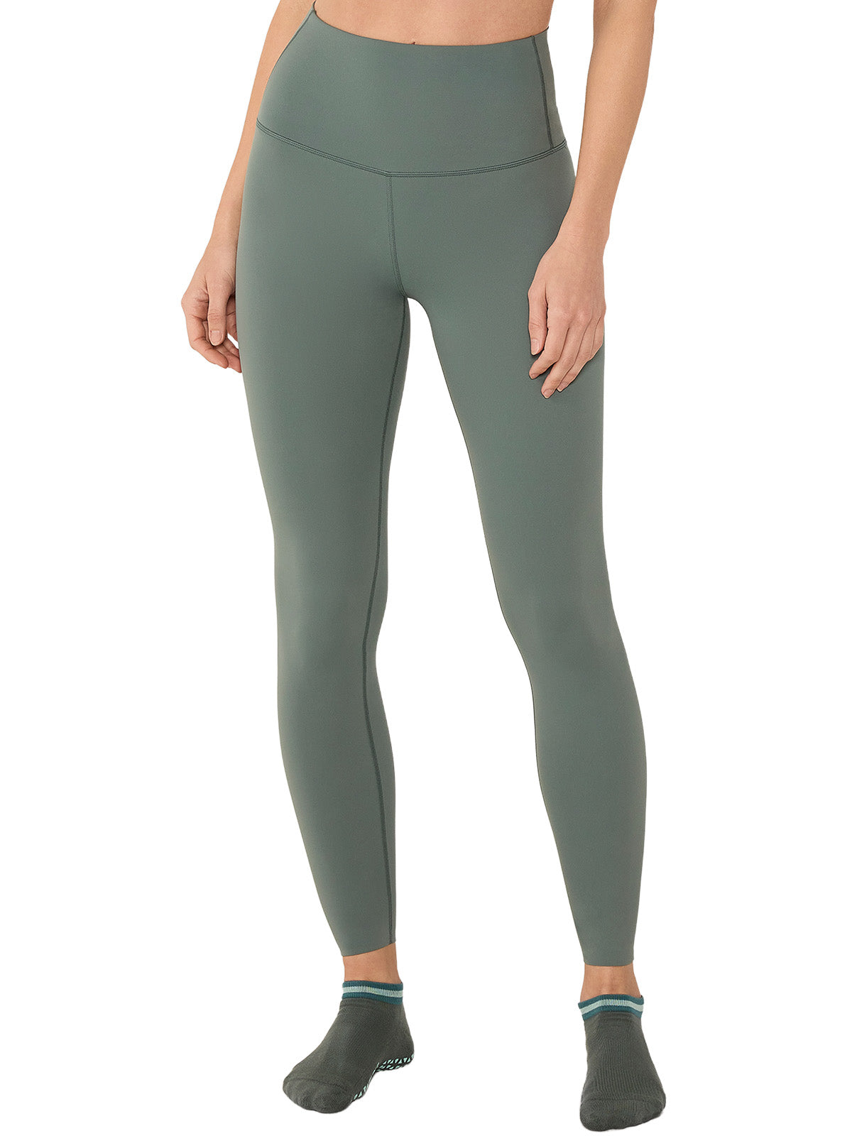 [限定SALE][TAVI] ハイウエスト レギンス HIGH WAISTED LEGGINGS／ ヨガ ボトムス ピラティス ヨガパンツ 美脚 美尻 体型カバー[EX]