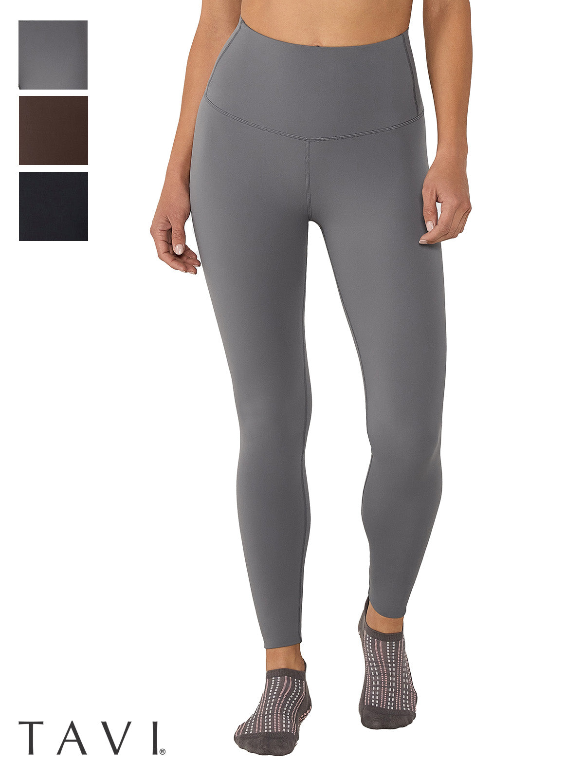 [限定SALE][TAVI] ハイウエスト レギンス HIGH WAISTED LEGGINGS／ ヨガ ボトムス ピラティス ヨガパンツ 美脚 美尻 体型カバー[EX]