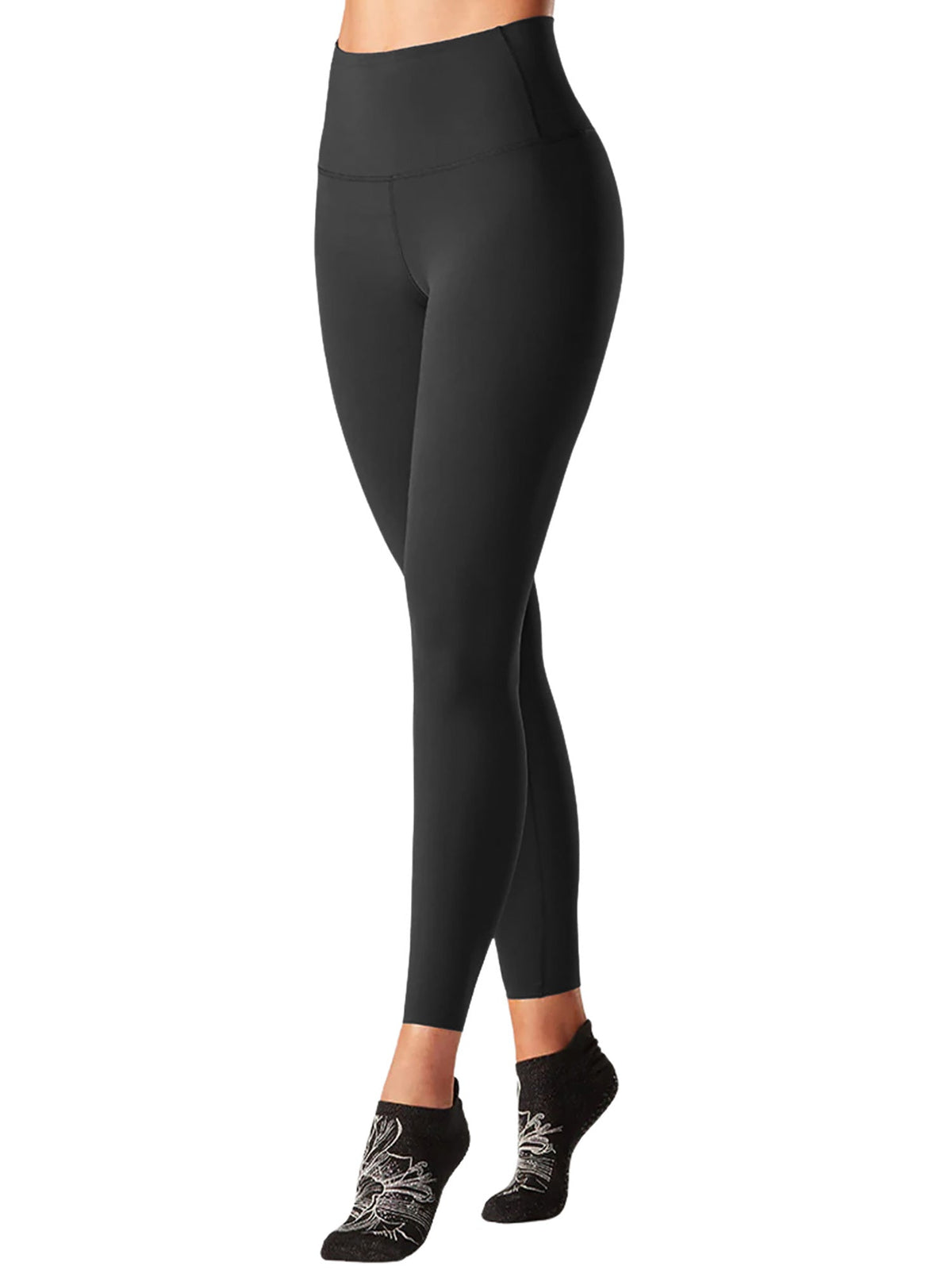 [限定SALE][TAVI] ハイウエスト 7分丈 レギンス HIGH WAISTED LEGGINGS／ヨガ ボトムス ピラティス ヨガパンツ 美脚 美尻 体型カバー 26SS_D3 [EX]