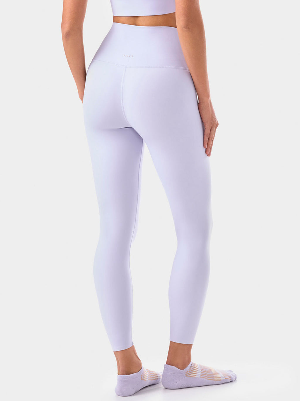 [限定SALE][TAVI] ハイウエスト 7分丈 レギンス HIGH WAISTED LEGGINGS／ヨガ ボトムス ピラティス ヨガパンツ 美脚 美尻 体型カバー 26SS_D3 [EX]