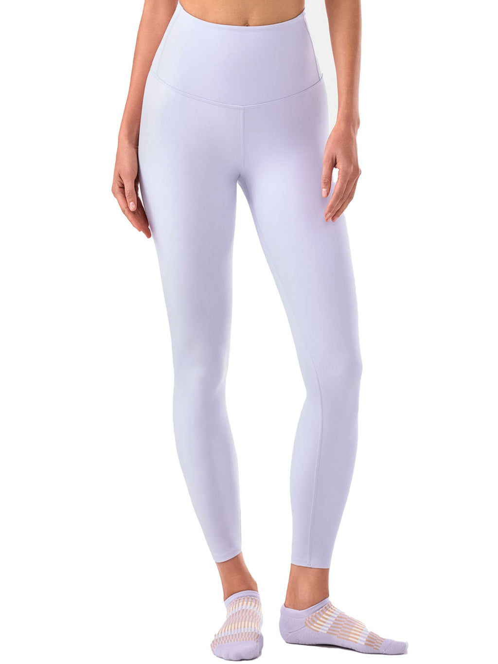 [限定SALE][TAVI] ハイウエスト 7分丈 レギンス HIGH WAISTED LEGGINGS／ヨガ ボトムス ピラティス ヨガパンツ 美脚 美尻 体型カバー 26SS_D3 [EX]