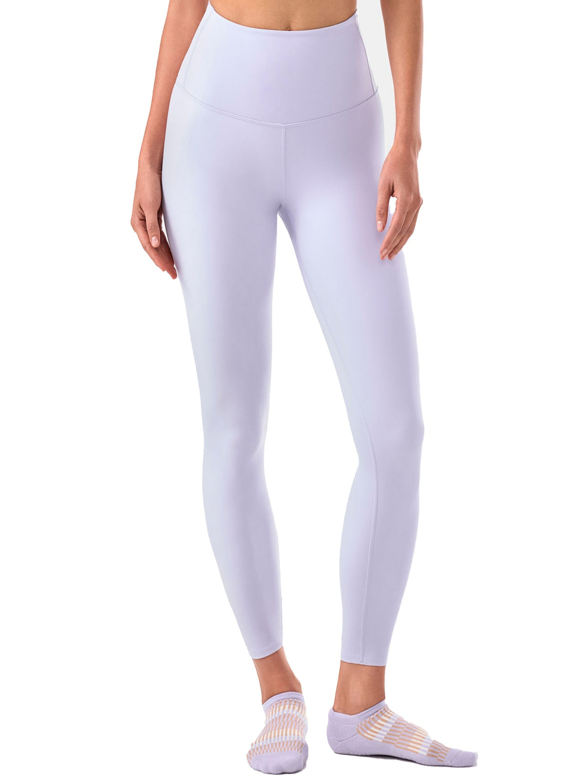 [限定SALE][TAVI] ハイウエスト 7分丈 レギンス HIGH WAISTED LEGGINGS／ヨガ ボトムス ピラティス ヨガパンツ 美脚 美尻 体型カバー 26SS_D3 [EX]