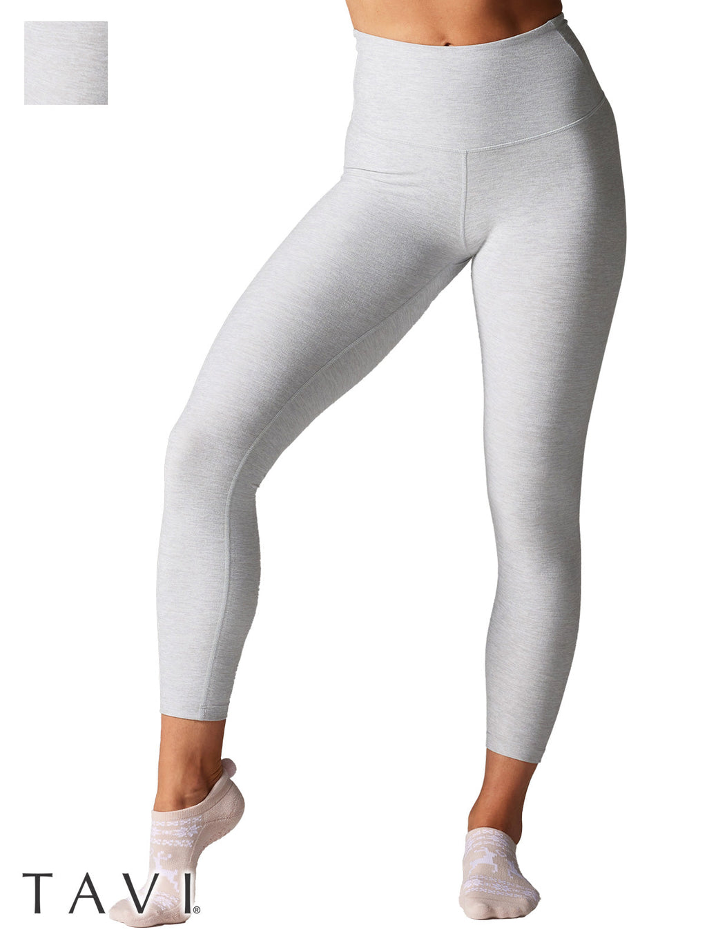 [SALE][TAVI] TaviCloud ハイウエスト タイトレギンス High Waisted 7/8 Tight／ヨガ ボトムス ピラティス ヨガパンツ 美脚 美尻 体型カバー