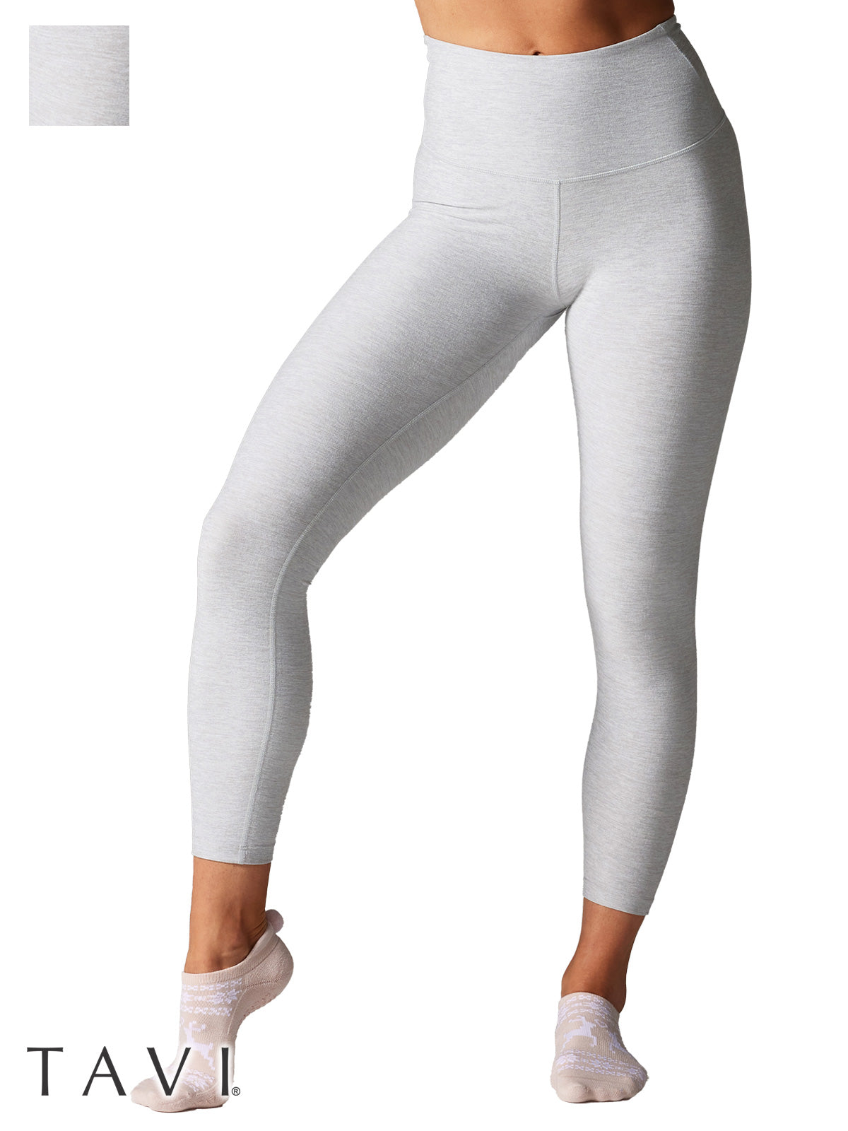 [SALE][TAVI] TaviCloud ハイウエスト タイトレギンス High Waisted 7/8 Tight／ヨガ ボトムス ピラティス ヨガパンツ 美脚 美尻 体型カバー