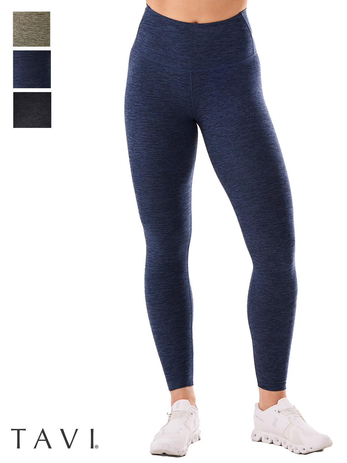 [TAVI] TaviCloud ハイウエスト 7/8タイトレギンス タビ レディース  ボトムス ヨガウェア 7分丈 ハイウエスト 26SS