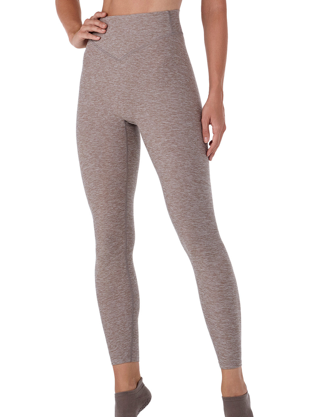 [TAVI] TaviCloud ハイウェスト 7/8 スムースライズレギンス TC HW 7/8 S Rise Legging タビ レディース  ボトムス ヨガウェア 7分丈 ハイウエスト TOESOX 26FW_D1