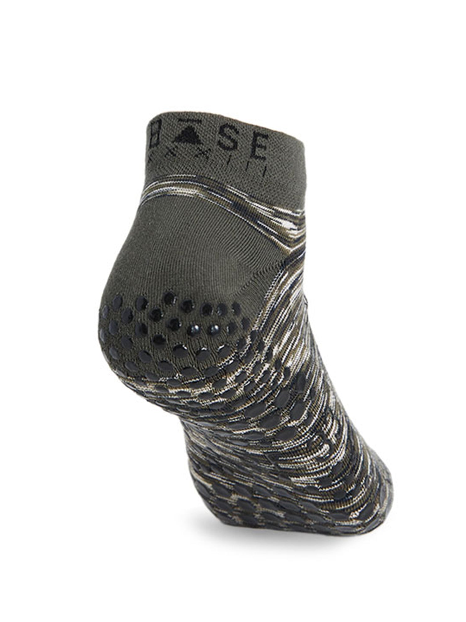 [BASE33] メンズ グリップ ソックス LOW RISE ローライズ／ トレーニング ジム フィットネス 滑り止め付 靴下 26SS_D1