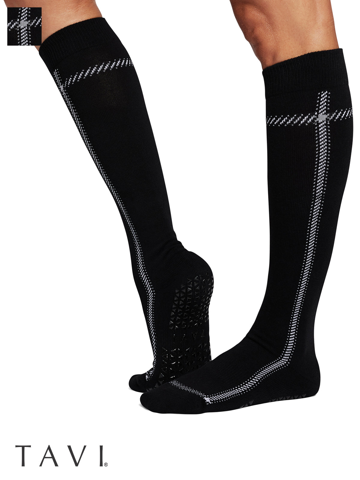 [SALE][TAVI] Jane ジェーン グリップ ソックス ／ ヨガ ピラティス 滑り止め付 靴下 2602