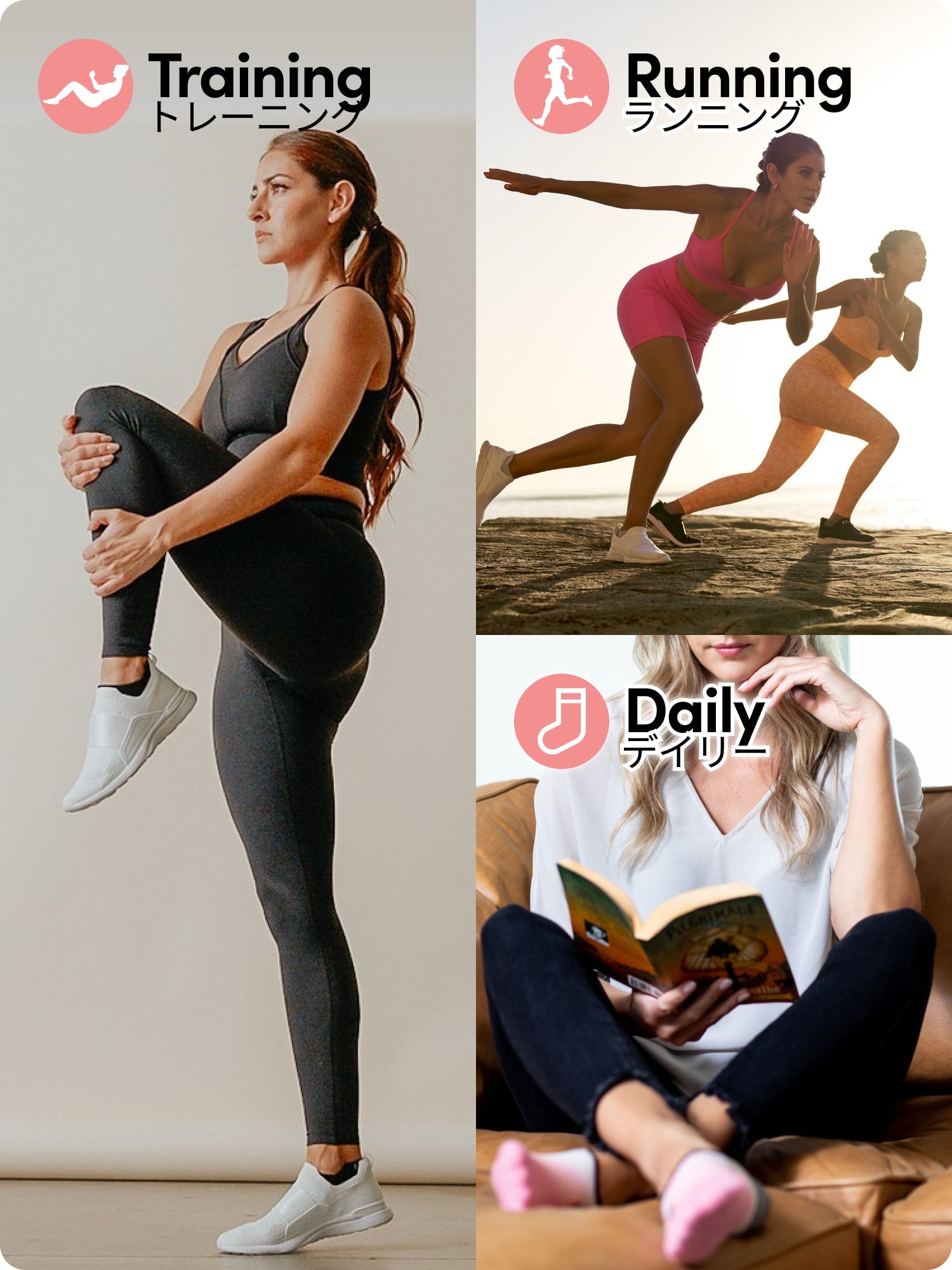 [SALE][TAVI] Savvy Tec サヴィ グリップ ソックス ／ ヨガ ピラティス 滑り止め付 靴下 2602